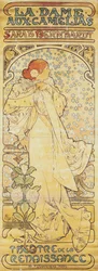 A Dama das Camélias, com Sarah Bernhardt, 1890-1910
